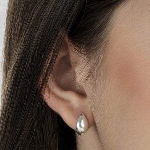 Brinco de Gota em Prata 925